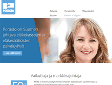Tablet Screenshot of porasto.fi